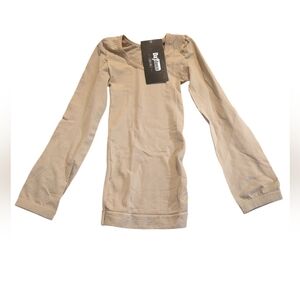 Da Dance Long Sleeve Beige Top One Size Kids Thermal Underwear